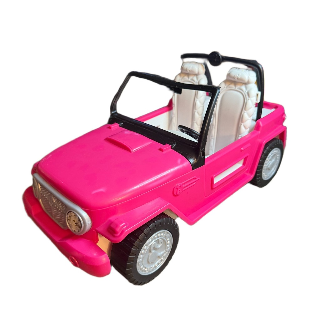 Mattel Barbie Pink Off-Road Beach Cruiser 2-Seater Doll Vehicle Toy Car 2012
